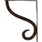 Ekena Millwork Ashford Single, Wrought Iron Bracket, (Single center brace), Antiqued Pale Go 1 1/2"W  x 12"D x 15"H BKTM01X12X15SASAPG - alternate 7